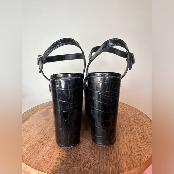 Y2K Urban Outfitters Black Platform Sandals - Picture 4 of 6